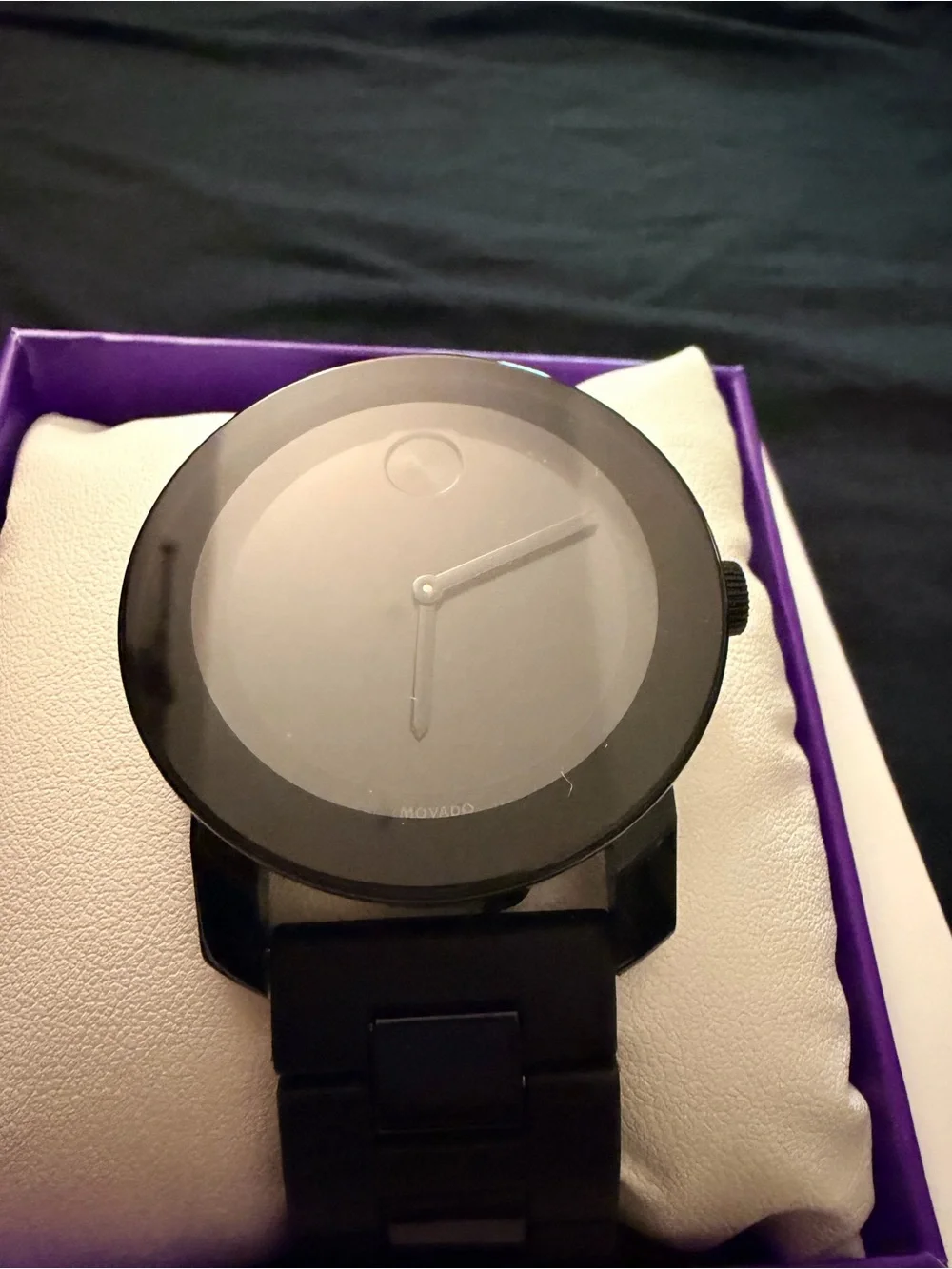 Movado Bold Men's All-Black Stainless Steel Watch